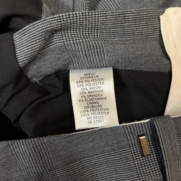 Banana Republic Jackson Fit Dress Pants Women Sz 0 Lined Wide Leg Career Work - Picture 5 of 10